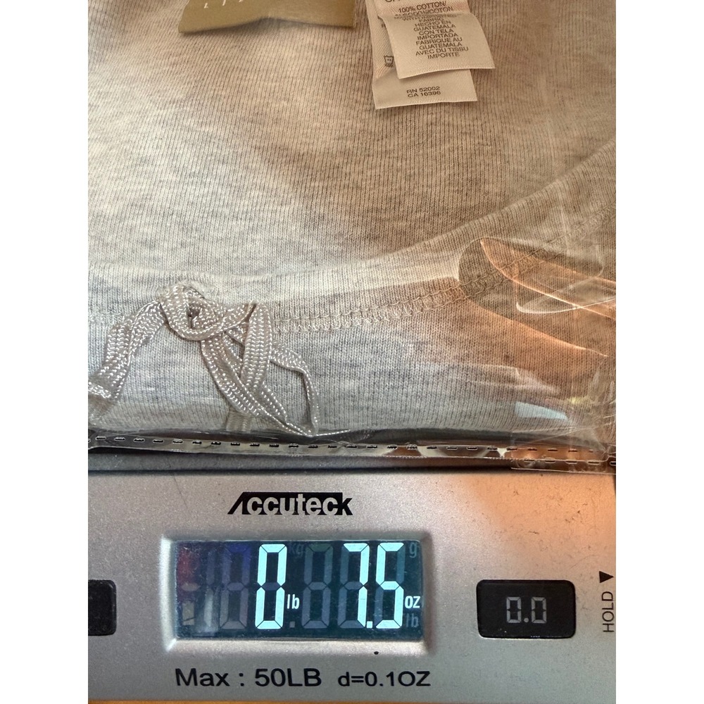 Liz Claiborne Lizwear T-Shirt Womens XL Grey Bow Scoop Neck Loungewear - Picture 7 of 7
